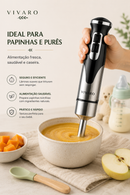 Mixer Elétrico Premium Inox 800W