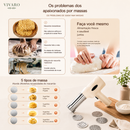 Máquina Portátil para Fazer Macarrão Fresco – Sem Fio e Recarregável