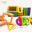 Kit Blocos Magnéticos de Construção 3D