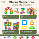 Kit Blocos Magnéticos de Construção 3D