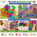 Kit Blocos Magnéticos de Construção 3D